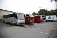 写真はX JAPANのメンバーがヨーロッパツアーの移動で使用したバス。