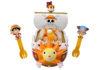 サウザンド・サニー号のマストは別添えで組み立て式。　(C)尾田栄一郎/集英社・フジテレビ・東映アニメーション