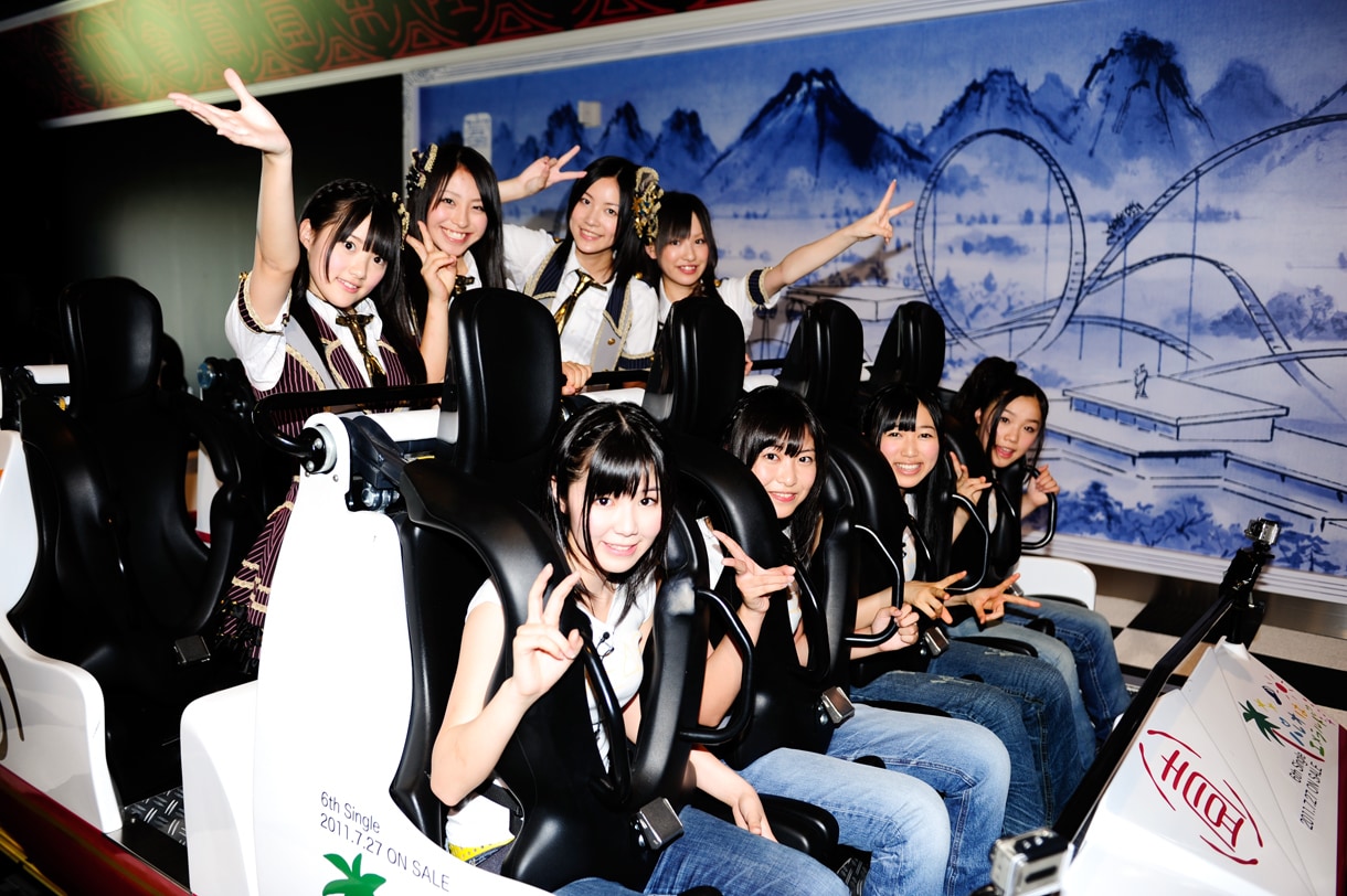 SKE48、富士急ハイランド新絶叫コースターに大興奮 - 音楽ナタリー