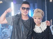 若旦那（写真左）とミリヤ（右）の歌う「LALALA feat. 若旦那（湘南乃風）」はテレビ初パフォーマンス。