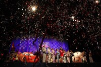 舞台挨拶のフィナーレ。