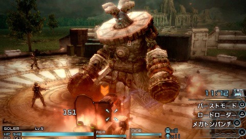 「FINAL FANTASY 零式」のバトルシーン。(C)2011 SQUARE ENIX CO., LTD. All Rights Reserved. CHARACTER DESIGN:TETSUYA NOMURA
