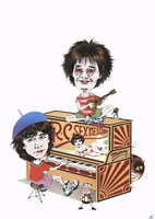 今週の人気の画像9位は「ぴあ39年の歴史に幕、歴代表紙アーティストから感謝の言葉」より、1994年7月19日号の表紙を飾った忌野清志郎＆仲井戸麗市。