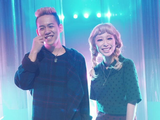 加藤ミリヤ×清水翔太による「Love Forever」「BELIEVE」収録時のオフショット。