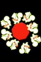 先行配信中の「au×WIRE Visualizer」スクリーンショット。