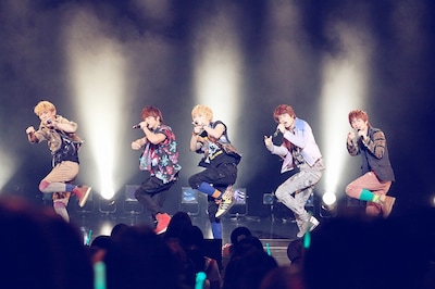 写真は7月28日に行われた「SHINee JAPAN DEBUT PREMIUM RECEPTION in JAPAN」の模様。