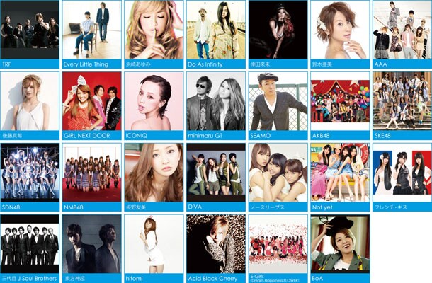 a-nation for life」出演者の着うたフルmu-moで半額配信 - 音楽ナタリー