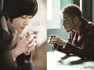 シン・ヘソン（左）と清木場俊介（右）。