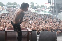 「WACKEN OPEN AIR」でのDIR EN GREYのライブの様子（写真：増田勇一）。