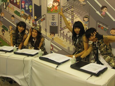 「DiVA新アメスタ初出演 生放送スペシャル」の様子。