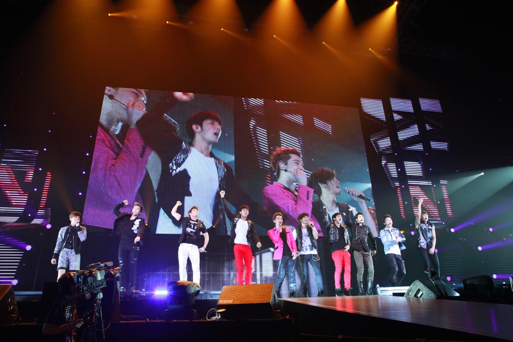 韓国でもなかなか観られない2AM＋2PMの「One Day」コラボが埼玉で実現（撮影：増田慶）。
