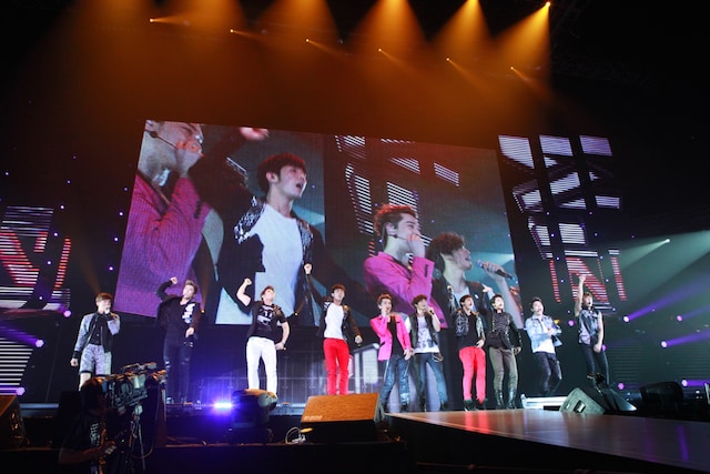 韓国でもなかなか観られない2AM＋2PMの「One Day」コラボが埼玉で実現（撮影：増田慶）。