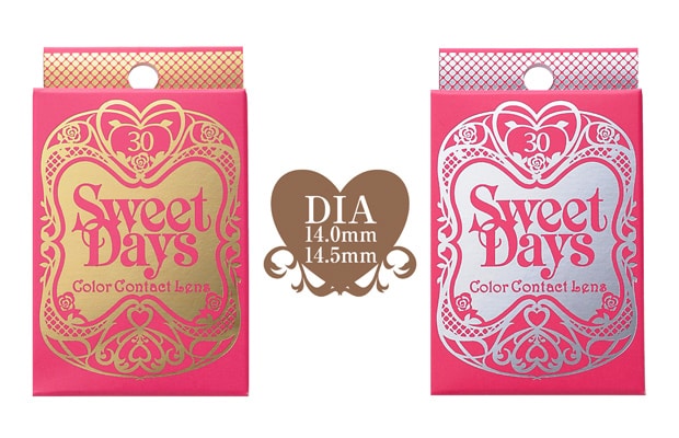 コンタクトのサイズはDIA14.0mmとDIA14.5mmの2種類。