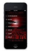 アプリ「DIR EN GREY -OUROBOROS-」スクリーンショット。