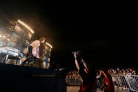 「a-nation」東京公演でのX JAPANのライブの様子。