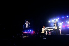 「a-nation」東京公演でのX JAPANのライブの様子。