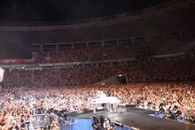 「a-nation」東京公演でのX JAPANのライブの様子。