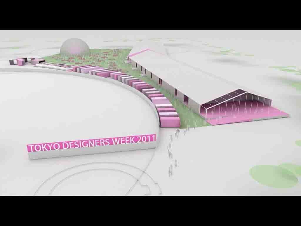 「東京デザイナーズウィーク」明治神宮外苑中央会場レイアウトイメージ