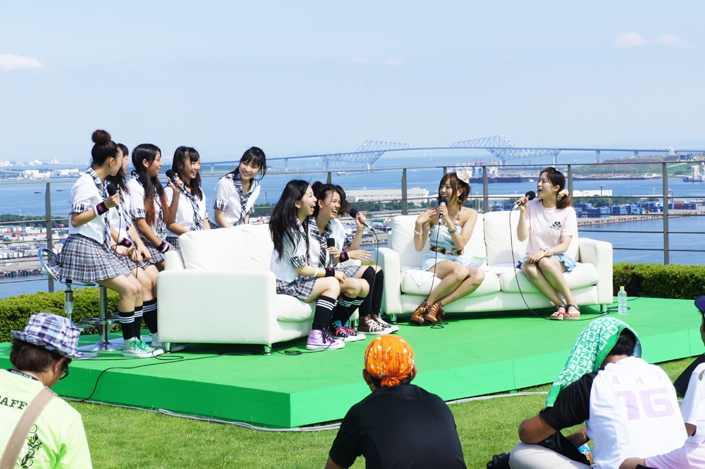 Fine、菊地亜美、西村麻弥（左から。写真は8月28日のFRESH FIELD「FRESH IDOL TALK」より）
