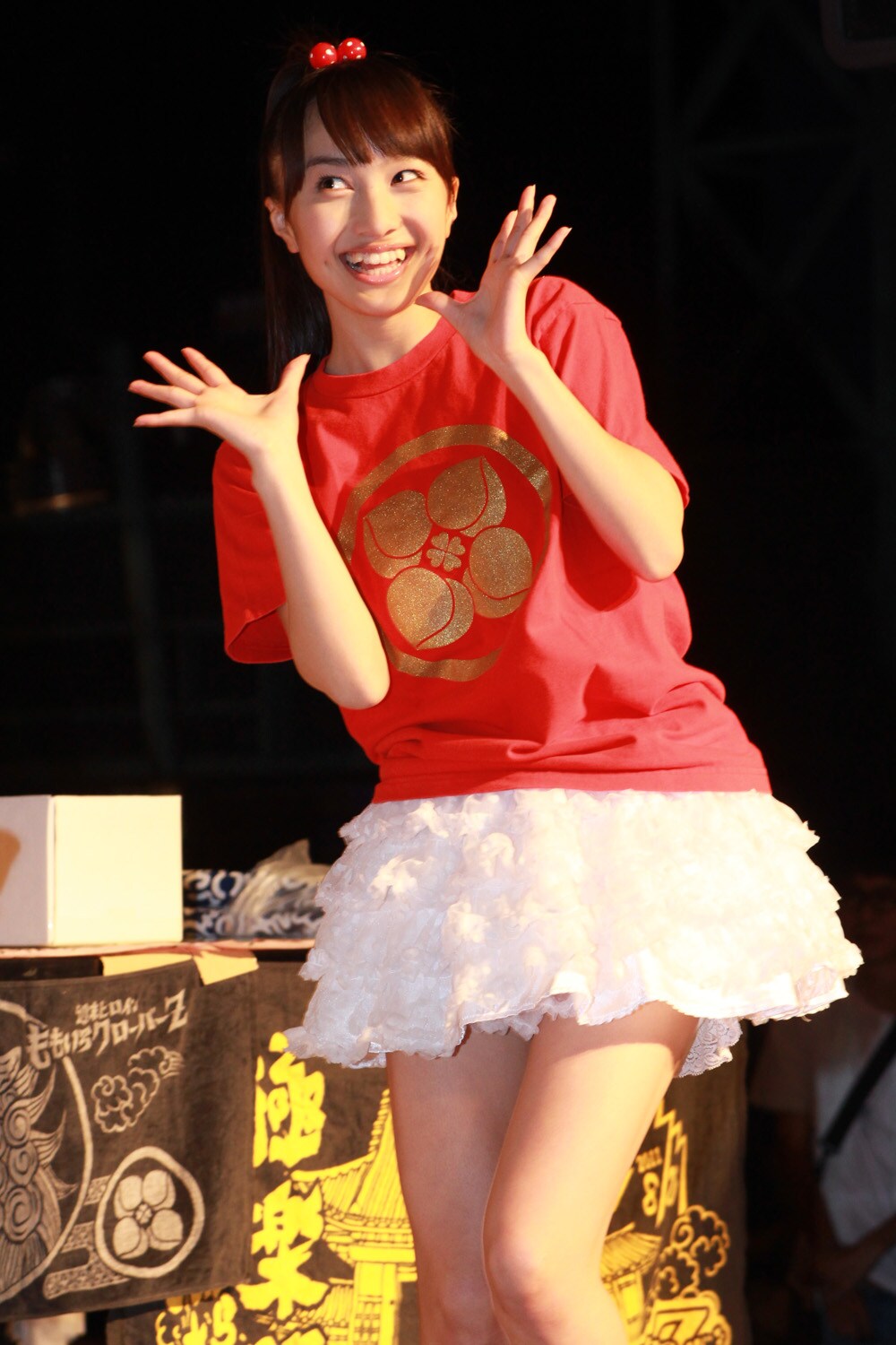 百田夏菜子 - ももクロ「はるえ商店」看板娘＆ソニックの奮闘で大繁盛