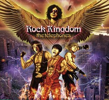 写真はthe telephonesのニューアルバム「Rock Kingdom」ジャケット。