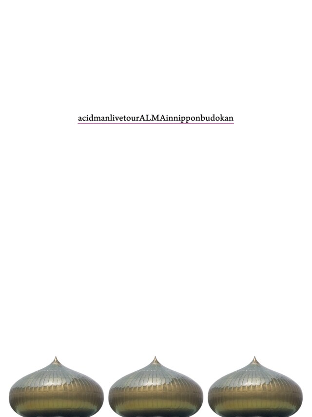 ライブDVD「LIVE TOUR "ALMA" in 日本武道館」ジャケット