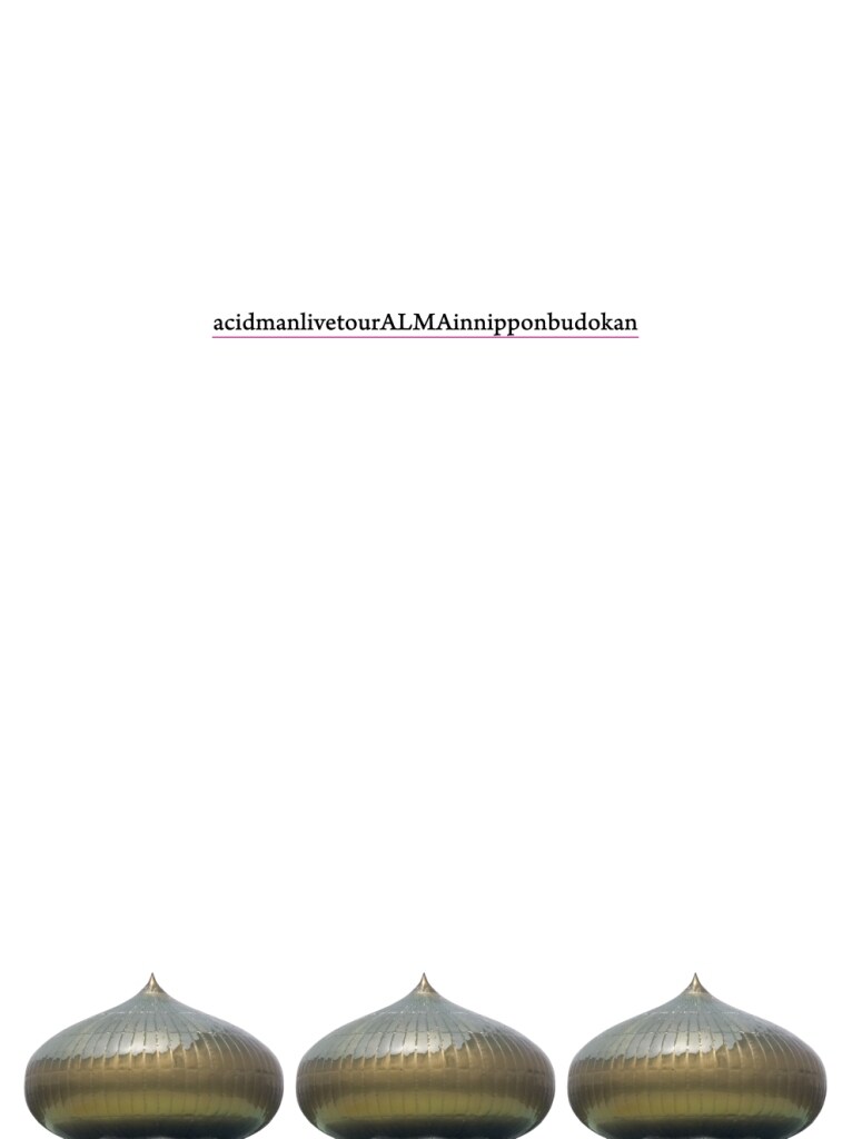 ライブDVD「LIVE TOUR "ALMA" in 日本武道館」ジャケット