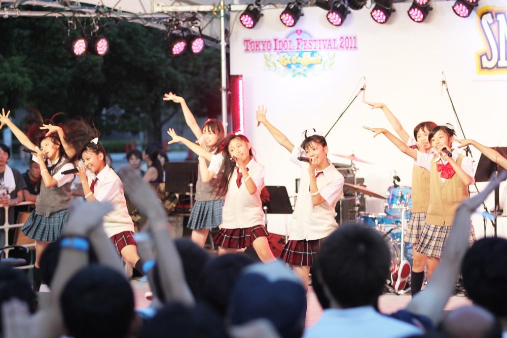 私立恵比寿中学（写真は8月28日のSMILE GARDENより）
