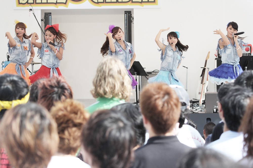 ぱすぽ☆（写真は8月28日のSMILE GARDENより）