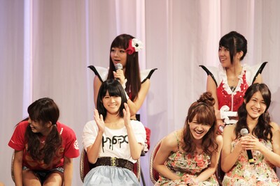 「TOKYO IDOL FESTIVAL 2011 Eco & Smile」後夜祭イベントの様子。