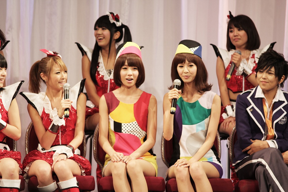 「TOKYO IDOL FESTIVAL 2011 Eco & Smile」後夜祭イベントの様子。