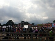 HANAGASAステージ脇のフードエリアの様子。