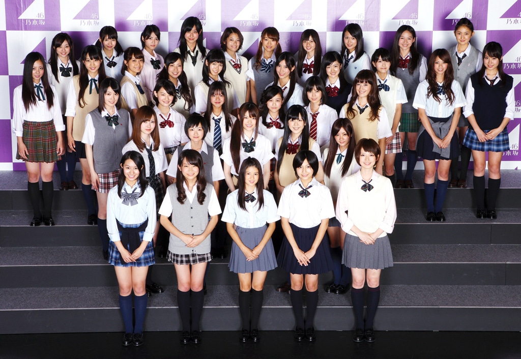 乃木坂46のスターティングメンバー36人。