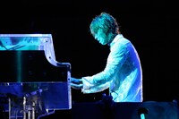 X JAPANのライブの模様。