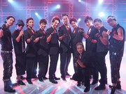 三代目 J Soul BrothersとDOBERMAN INCの収録オフショット。