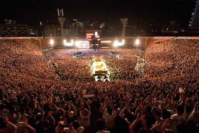 横浜スタジアムの様子（写真：Terumi Fukano）。 (C)AIR JAM 2011