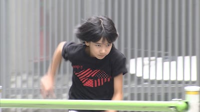 「全力坂」史上最年少走者、宮武祭。