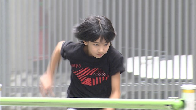 「全力坂」史上最年少走者、宮武祭。