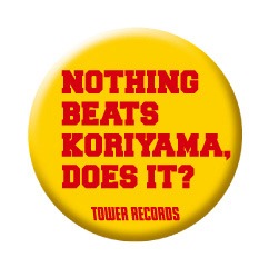 「タワレコオリヤマナイト」のチケットはオリジナルバッジ（写真）付きで1000円。