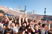 横浜スタジアムの様子（写真：Terumi Fukano）。 (C)AIR JAM 2011
