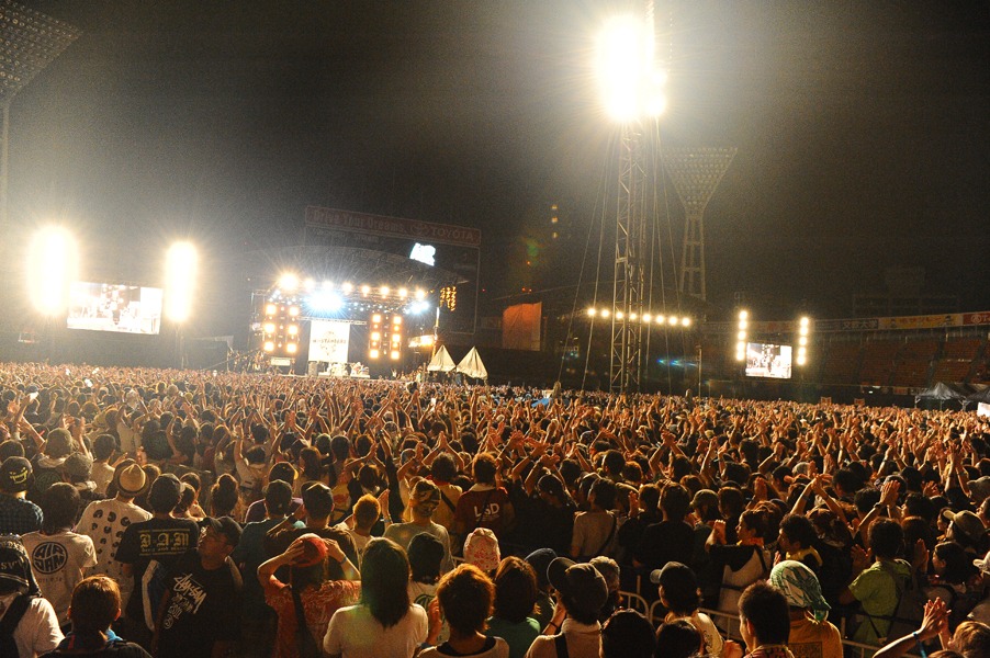 横浜スタジアムの様子（写真：Yuji Honda）。 (C)AIR JAM 2011