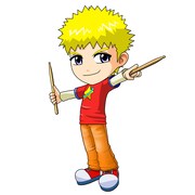 ドラムのkou。ちなみに実際のPUFFYのサポートドラマーは川西幸一が務めている。