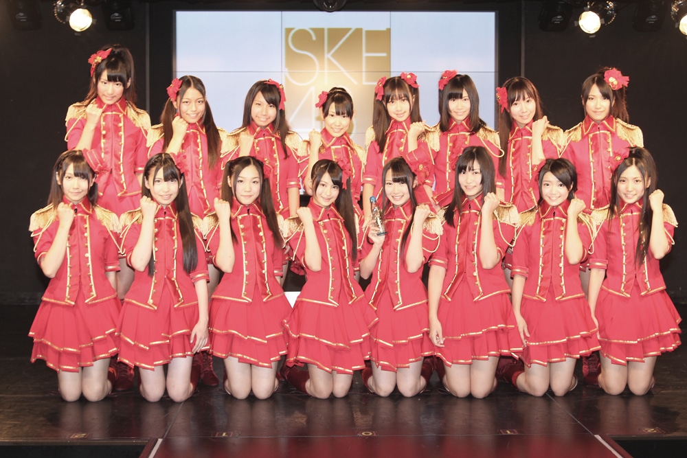 公演初日を前に意気込みを語ったSKE48チームKIIのメンバー。
