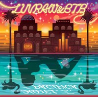 2ndアルバム「HOTEL PACIFICA」ジャケットは、前作に引き続き菱沼彩子が手掛けたもの。