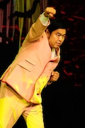 イベント前には高城れにのことを「レーニン」と呼んで怒られたダイノジ大地だが、最後の挨拶では「れに推し」を宣言(写真:釘野孝宏)。