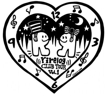 「*rirelog Club Tour Vol.1」ロゴ