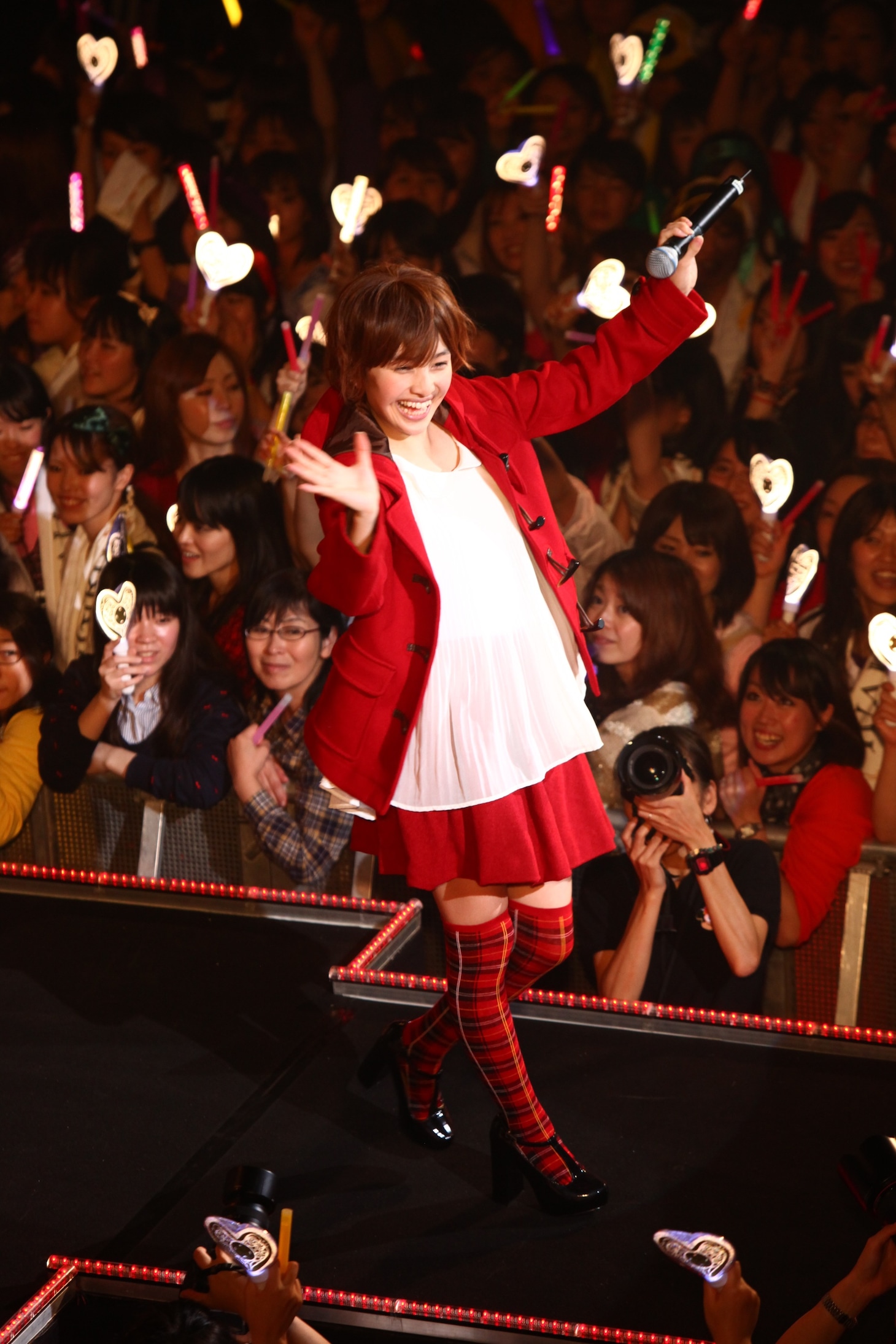 写真は昨年10月30日の「ももクロ女祭り2011」より。