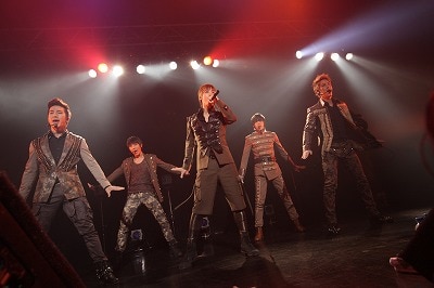 新木場STUDIO COASTで行われたMBLAQのイベントの模様。