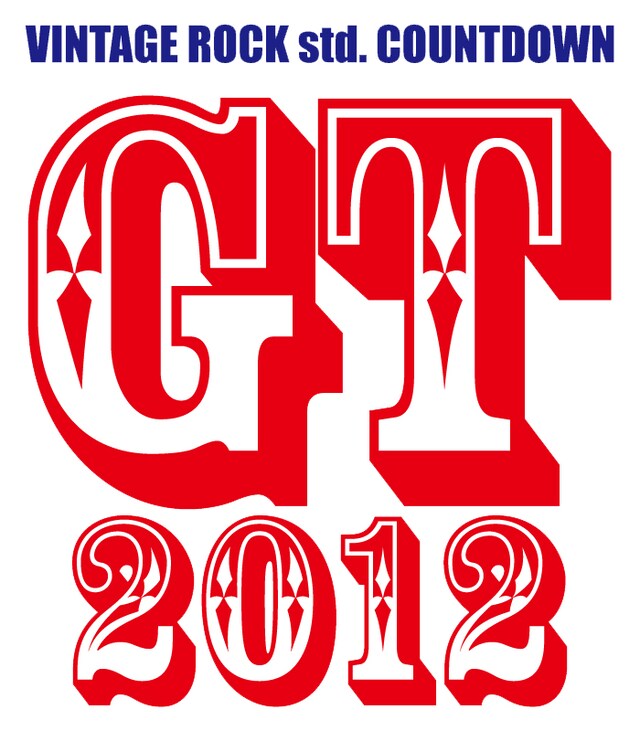 「VINTAGE ROCK std. COUNTDOWN "GT2012"」ロゴ