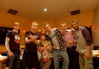 レコーディング時のSNUFFとたむらぱん。